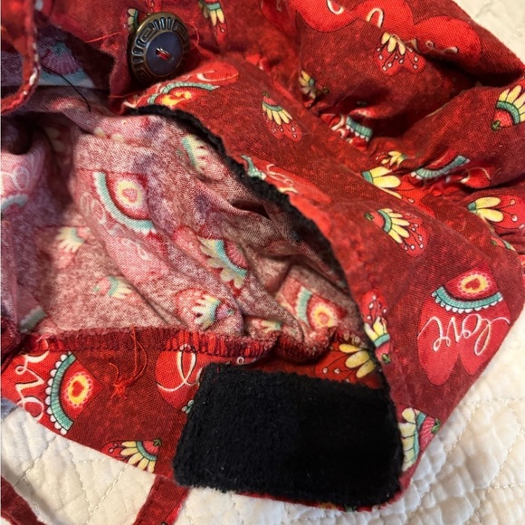 4 scrub caps peace love rainbows elephants - Picture 6 of 8